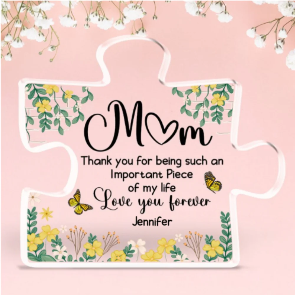 Important Piece Of My Life - Personalized Custom Acrylic Plaque - Image 4