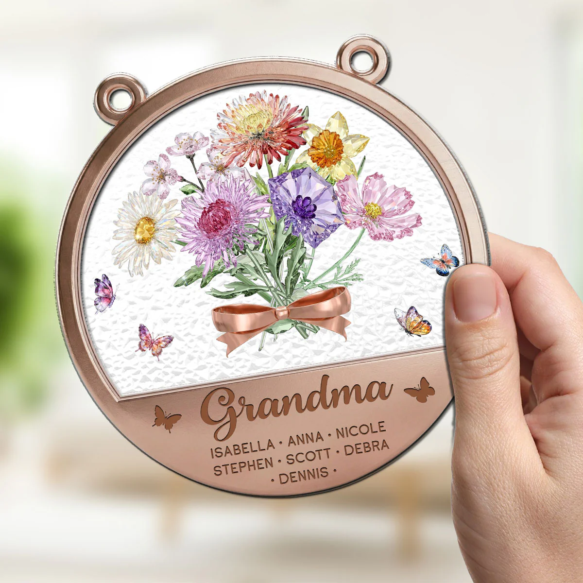 Important Piece Of My Life - Personalized Custom Suncatcher - Image 3
