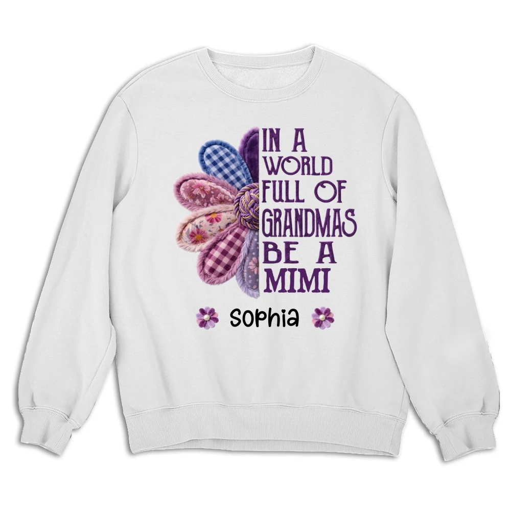 In A World Full Of Grandmas Be A Mimi - Personalized Custom Shirt - Image 13