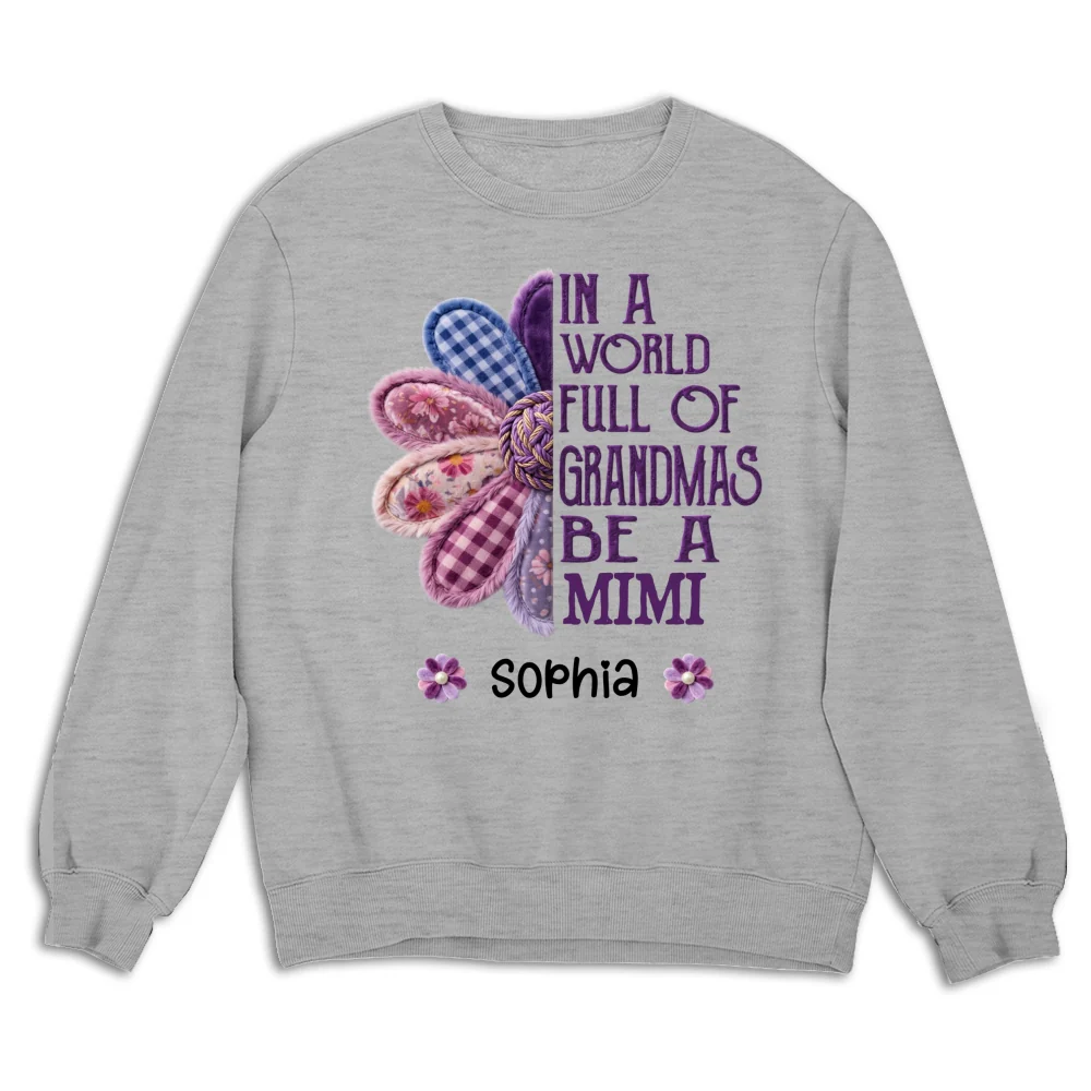 In A World Full Of Grandmas Be A Mimi - Personalized Custom Shirt - Image 14