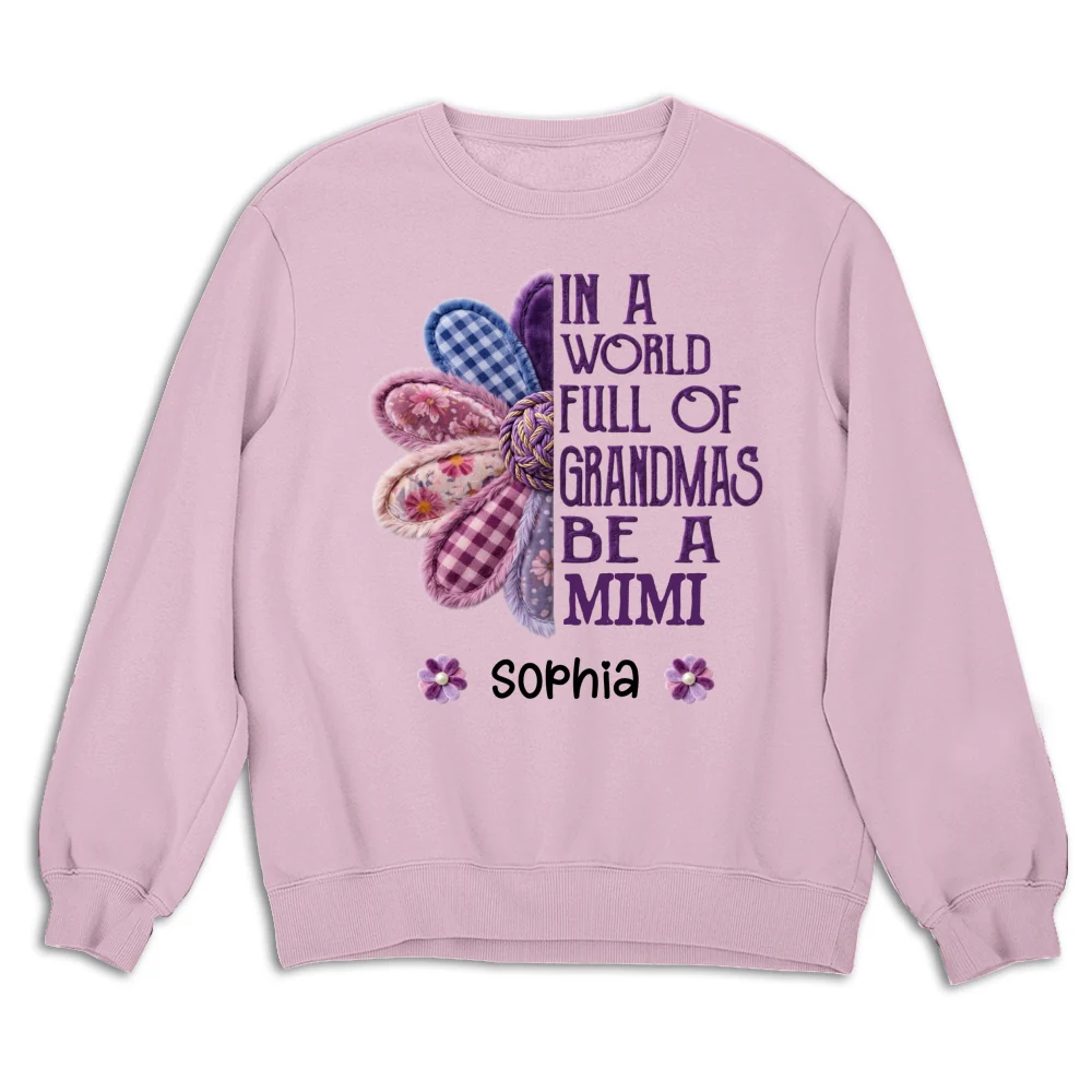 In A World Full Of Grandmas Be A Mimi - Personalized Custom Shirt - Image 15