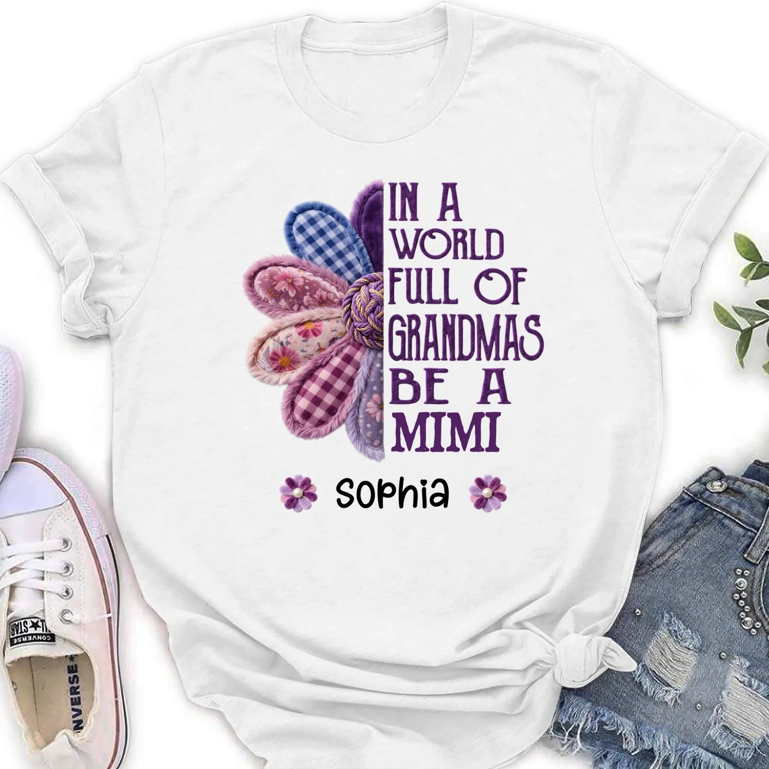 In A World Full Of Grandmas Be A Mimi - Personalized Custom Shirt - Image 16
