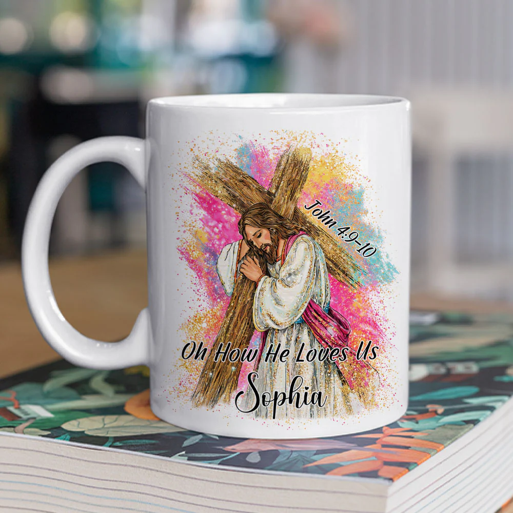In His Love - Personalized Custom Coffee Mug - Image 3