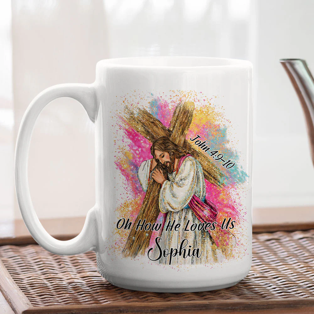 In His Love - Personalized Custom Coffee Mug - Image 4