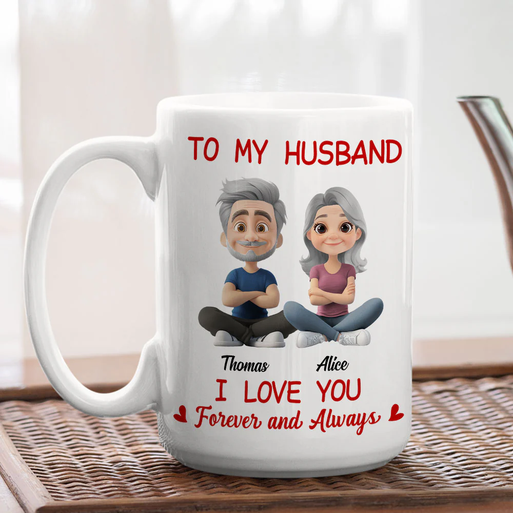 In Love With You - Personalized Custom Coffee Mug - Image 4