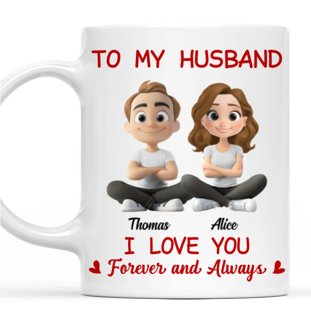 In Love With You - Personalized Custom Coffee Mug - Image 7