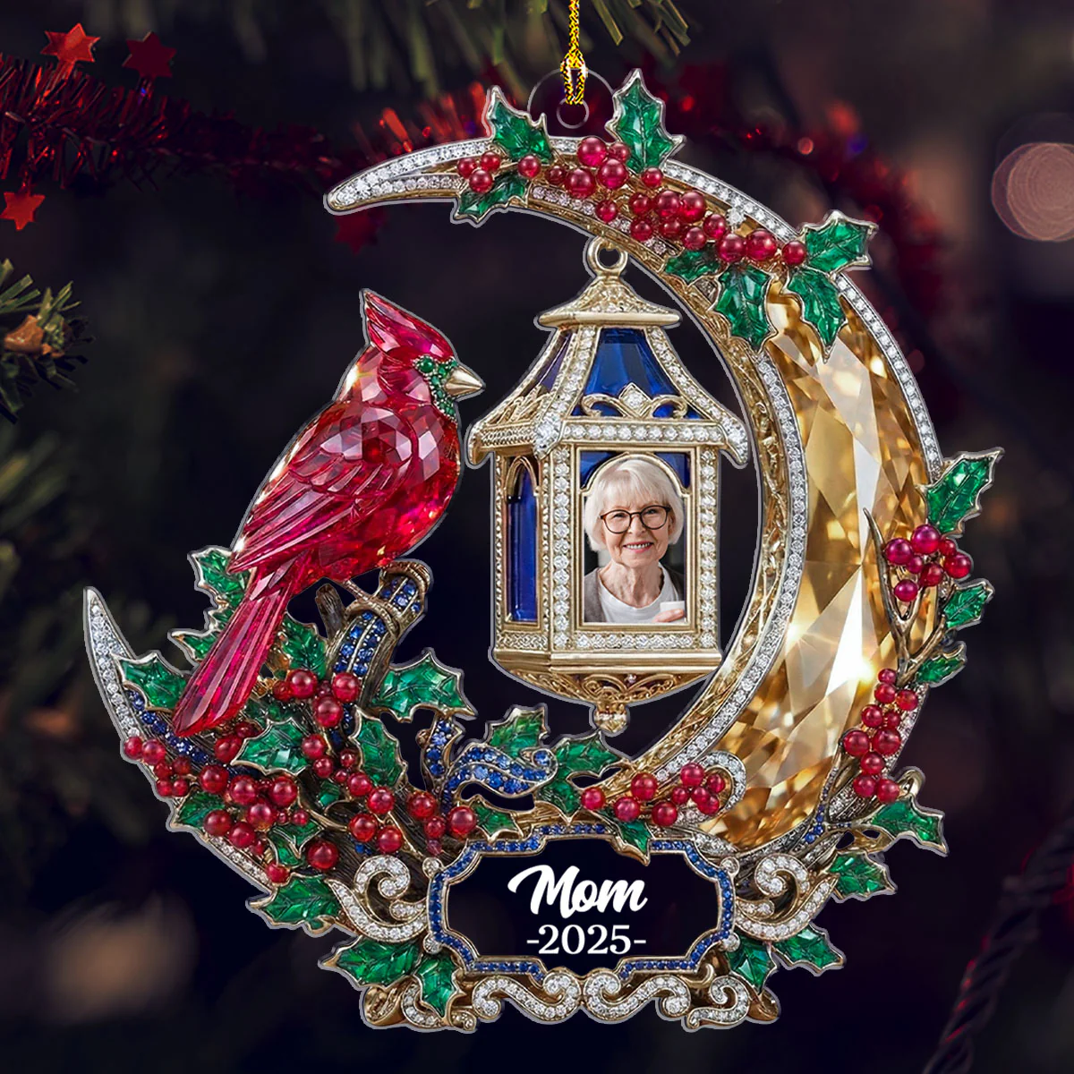 In Loving Memory Christmas 2025 - Personalized Custom Acrylic Ornament - Image 2