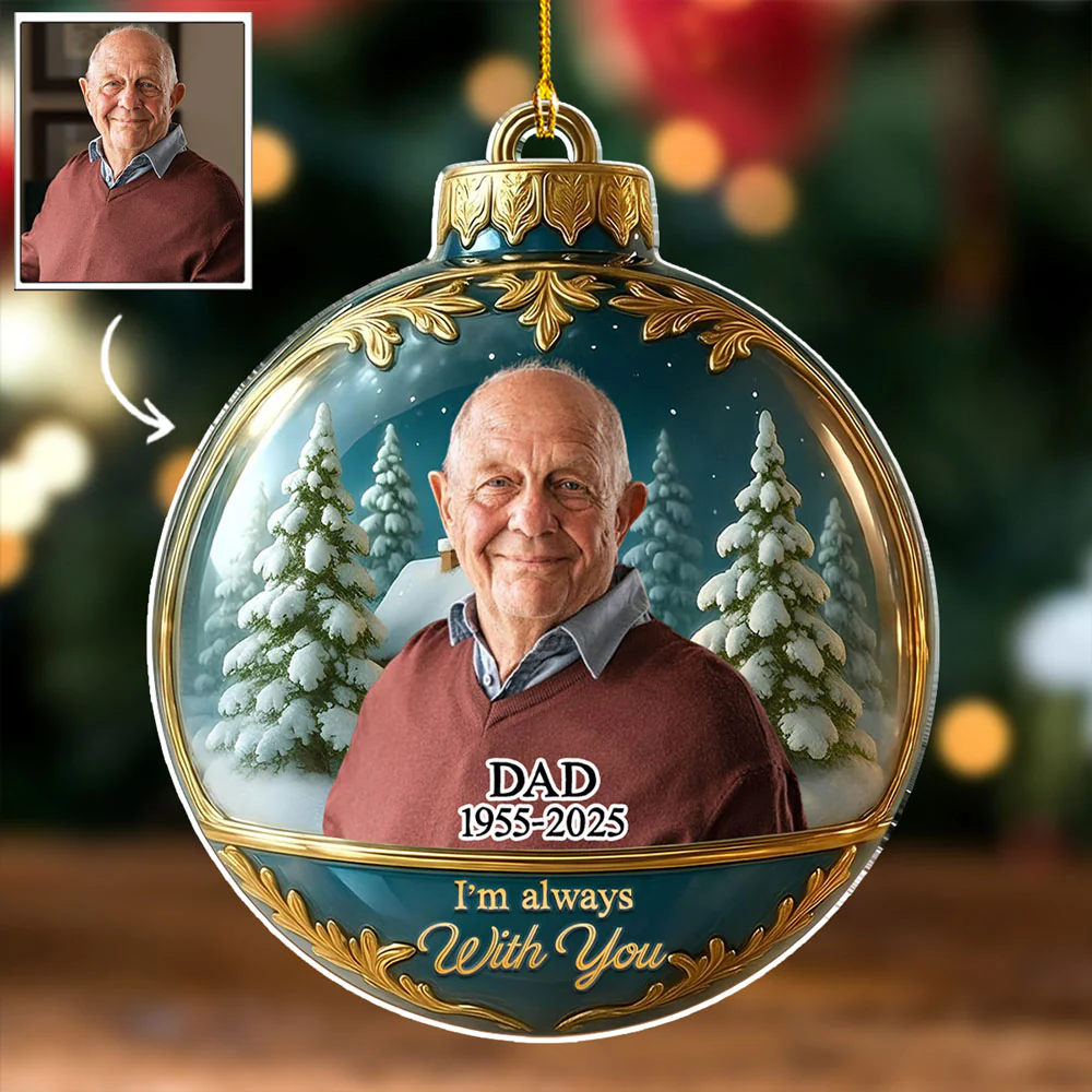 In Loving Memory Memorial - Personalized Custom Acrylic Ornament