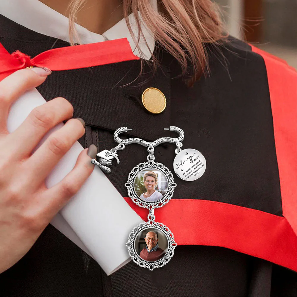 In Loving Memory - Personalized Custom Graduation Tassel Pin - Image 4