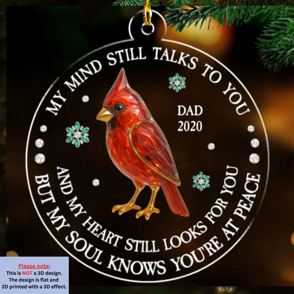 In Memoriam - Personalized Custom Acrylic Ornament - Image 6