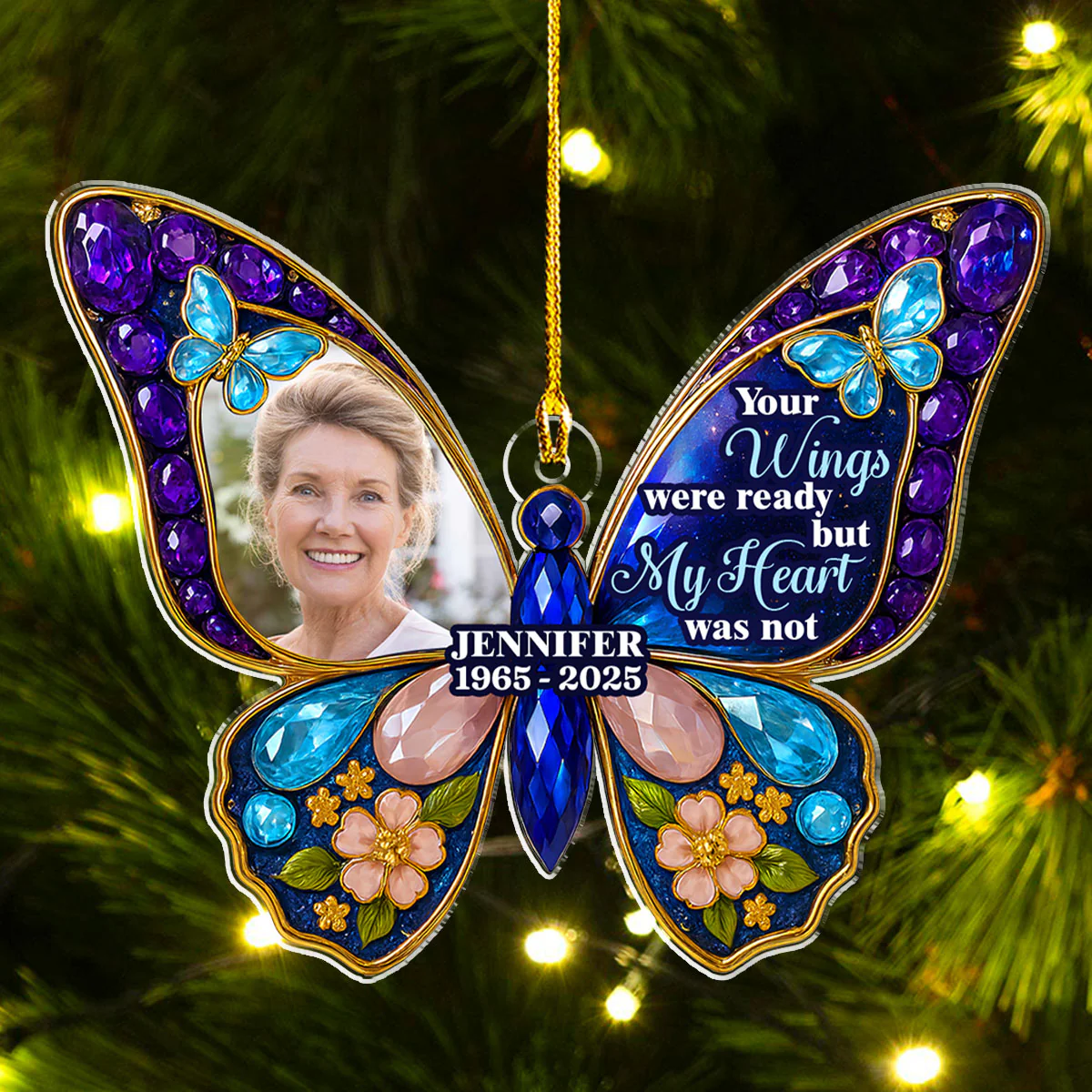 In Memory - Personalized Custom Acrylic Ornament - Image 3