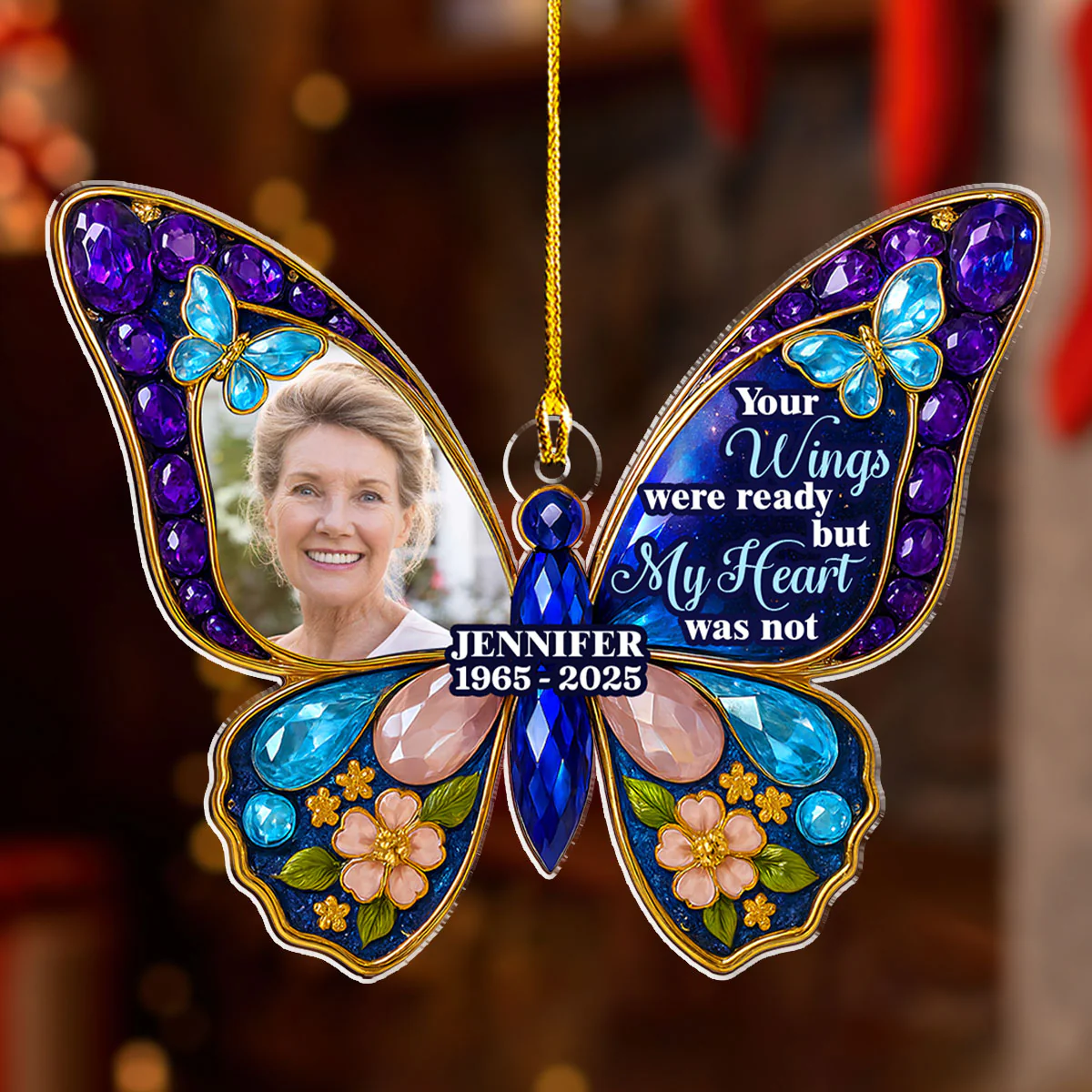 In Memory - Personalized Custom Acrylic Ornament - Image 4
