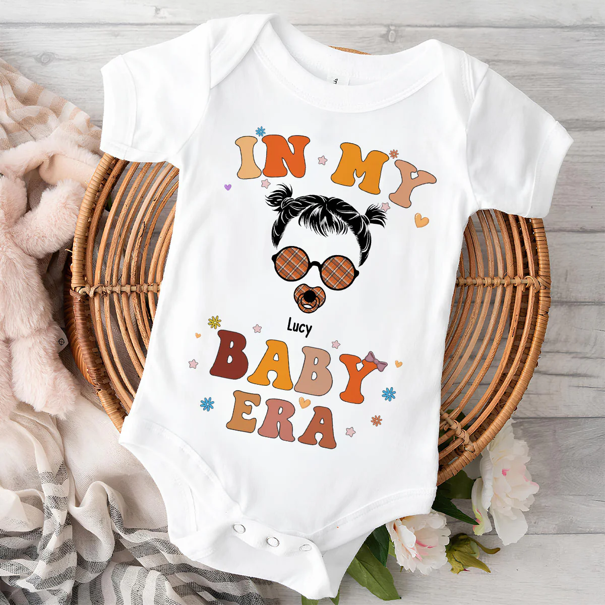 In My Baby Era - Personalized Custom Onesie - Image 2