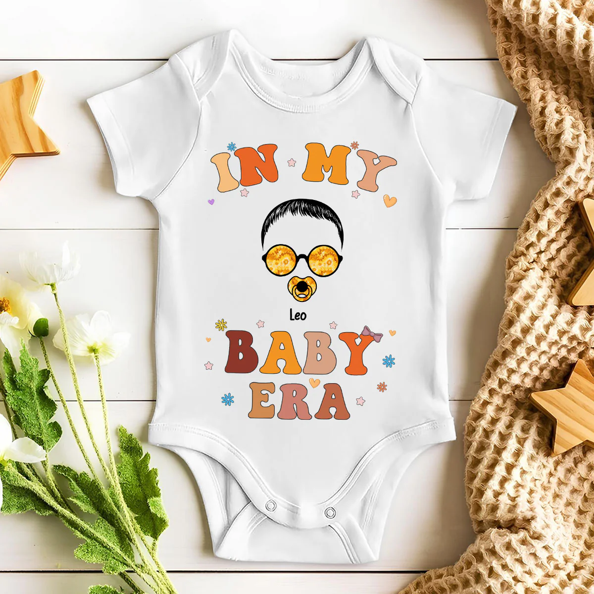 In My Baby Era - Personalized Custom Onesie - Image 5