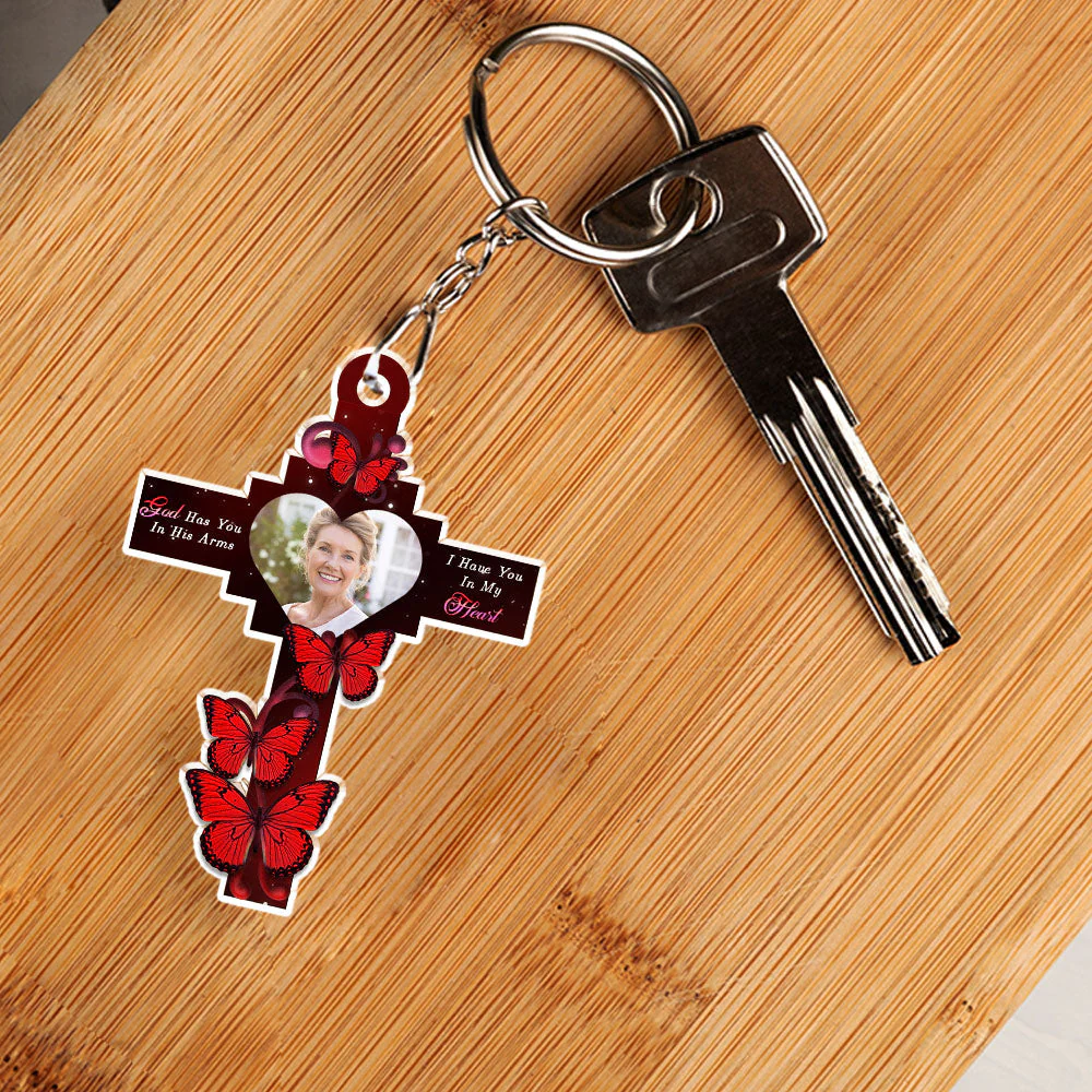 In My Heart - Personalized Custom Acrylic Keychain - Image 3