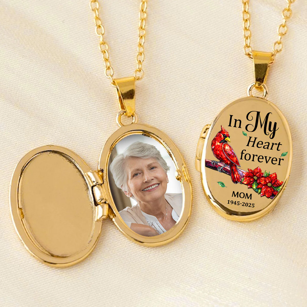 In My Heart - Personalized Custom Locket Necklace