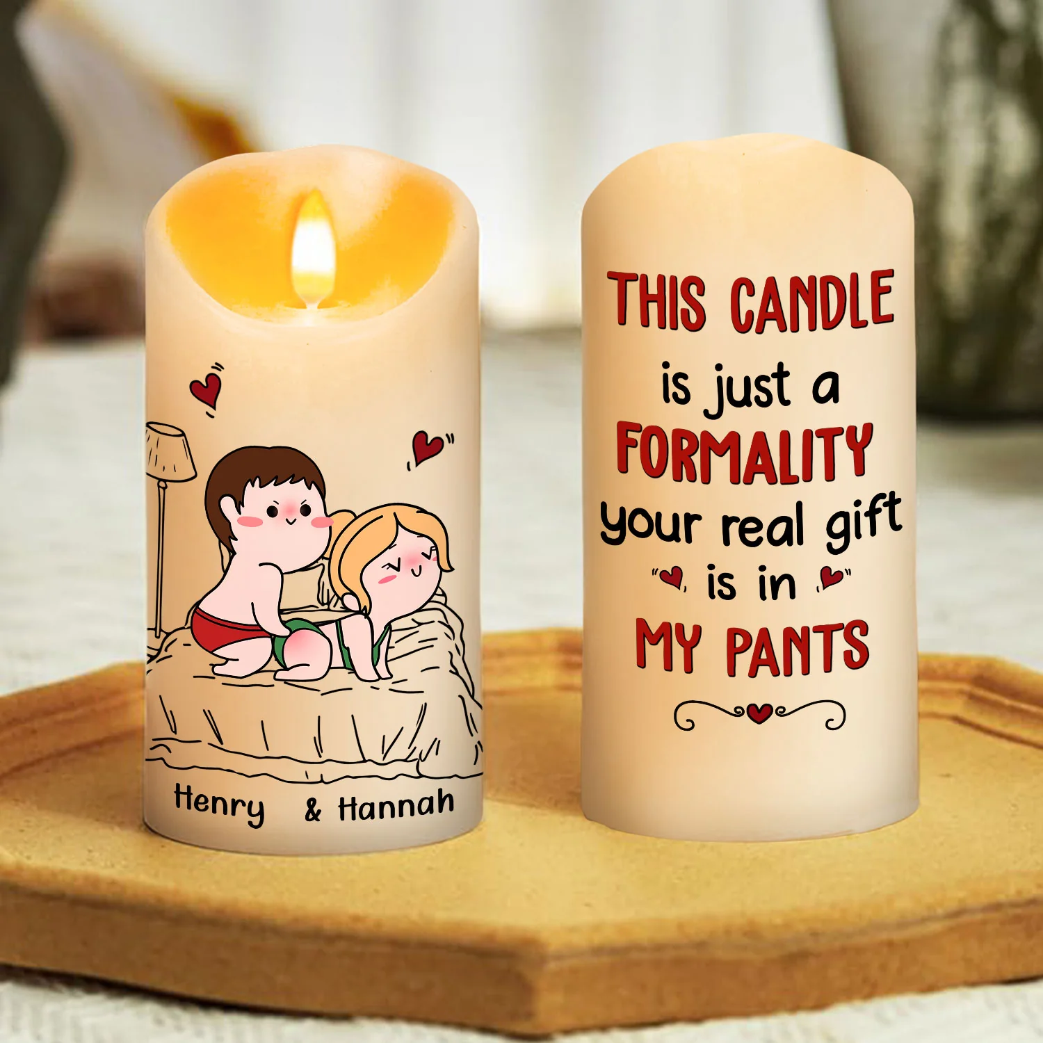 In My Pants - Personalized Custom LED Candle - Image 3