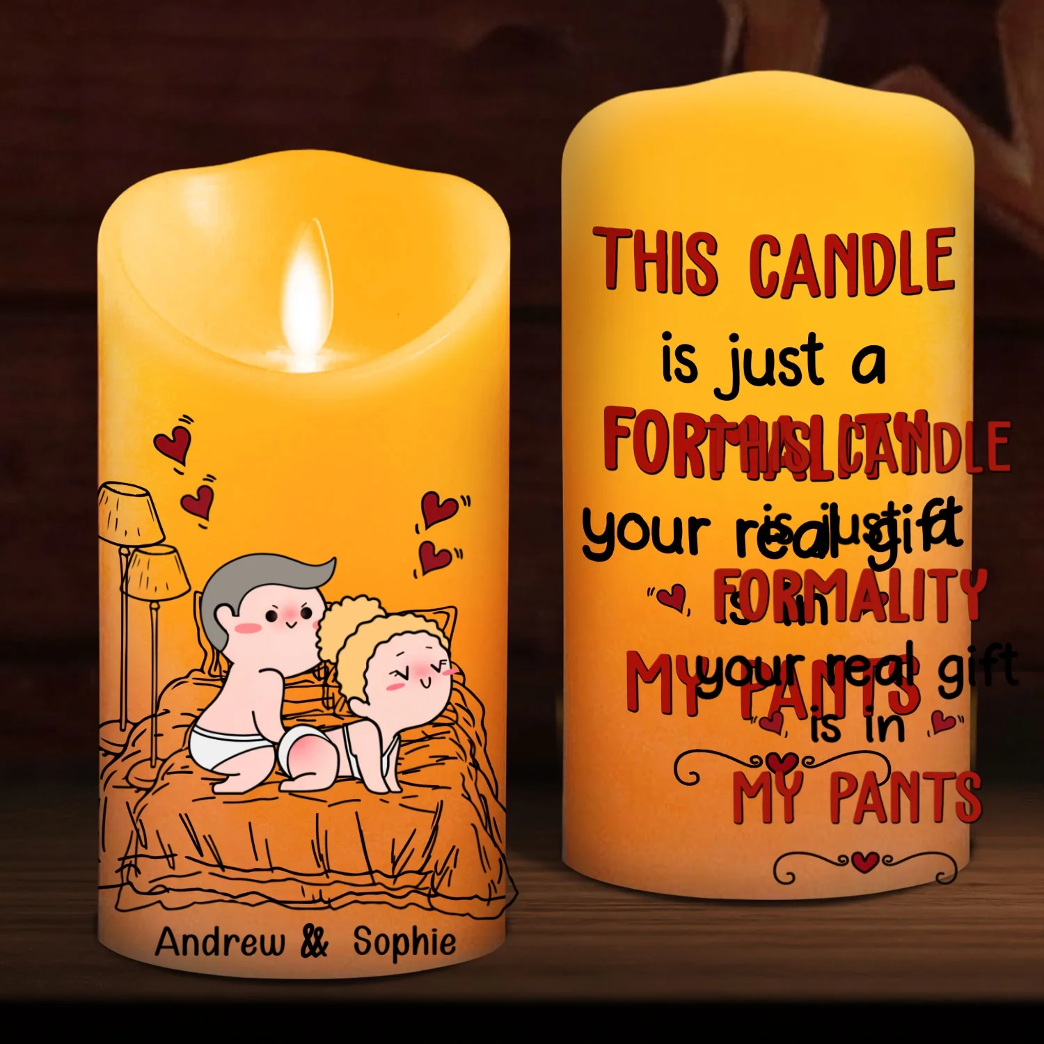 In My Pants - Personalized Custom LED Candle - Image 6