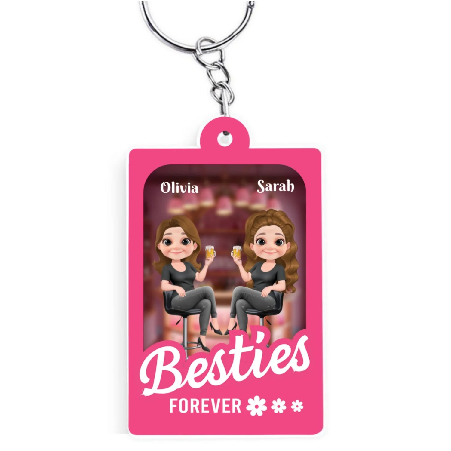 In My World - Personalized Custom Acrylic Keychain - Image 7