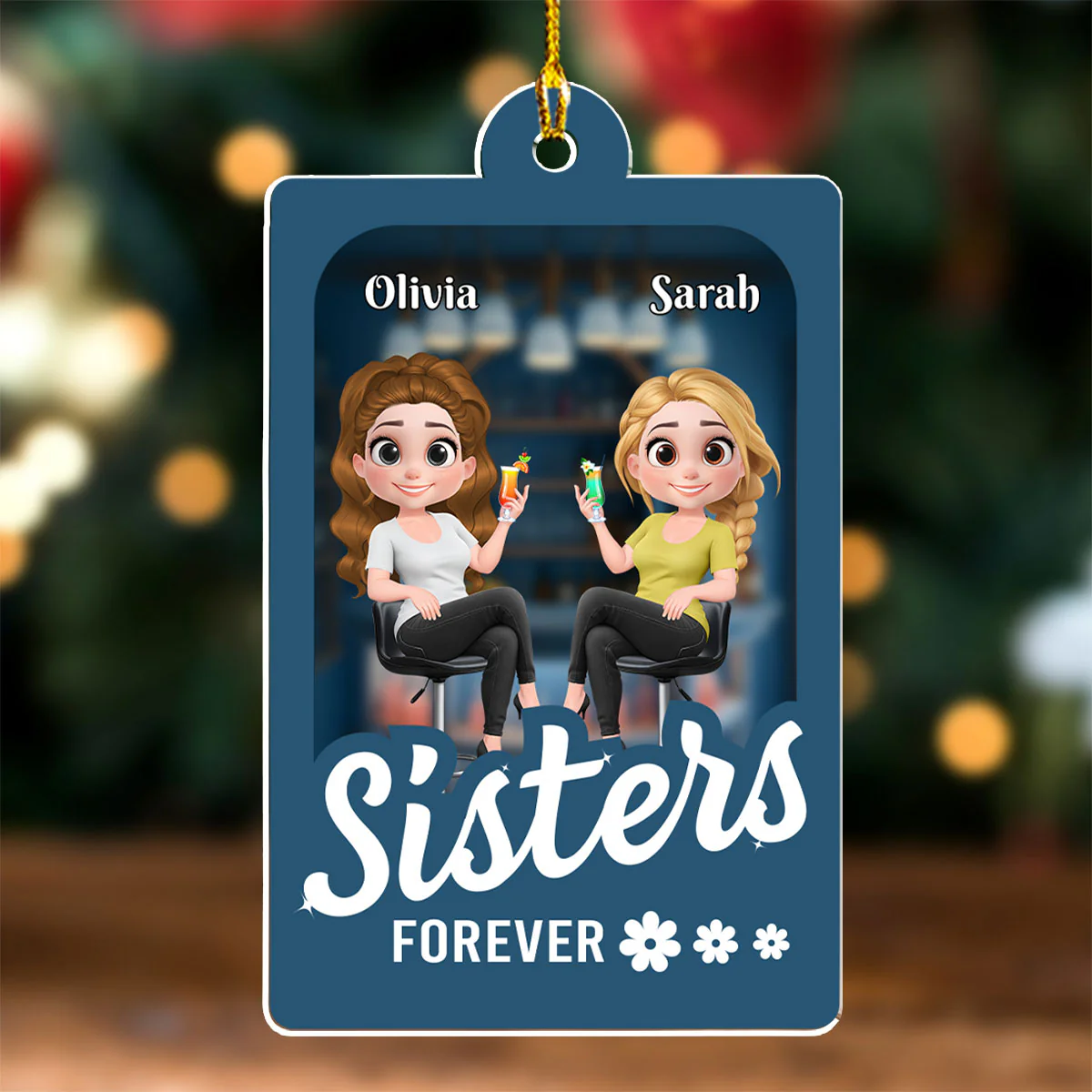 In My World - Personalized Custom Acrylic Ornament - Image 4