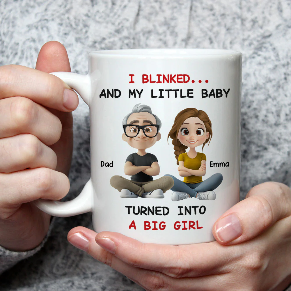 In The Blink Of An Eye - Personalized Custom Coffee Mug - Image 3