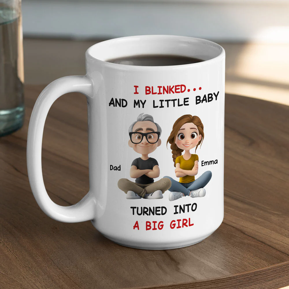 In The Blink Of An Eye - Personalized Custom Coffee Mug - Image 5