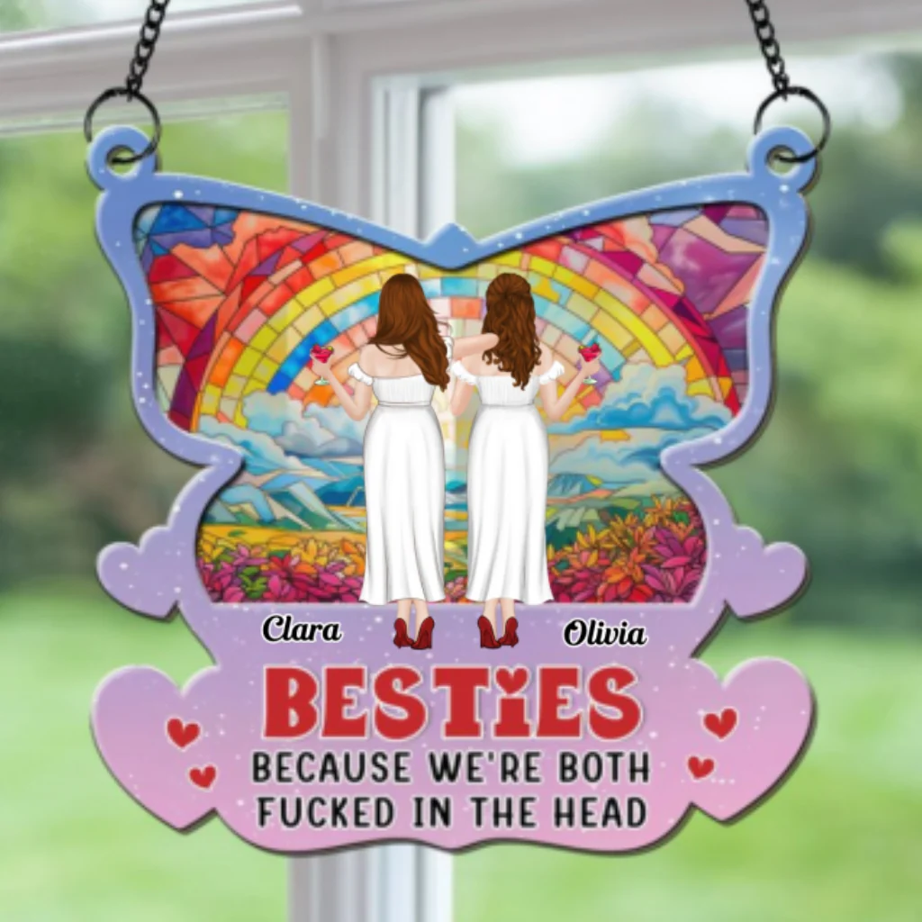 In the Head - Personalized Custom Suncatcher - Image 5