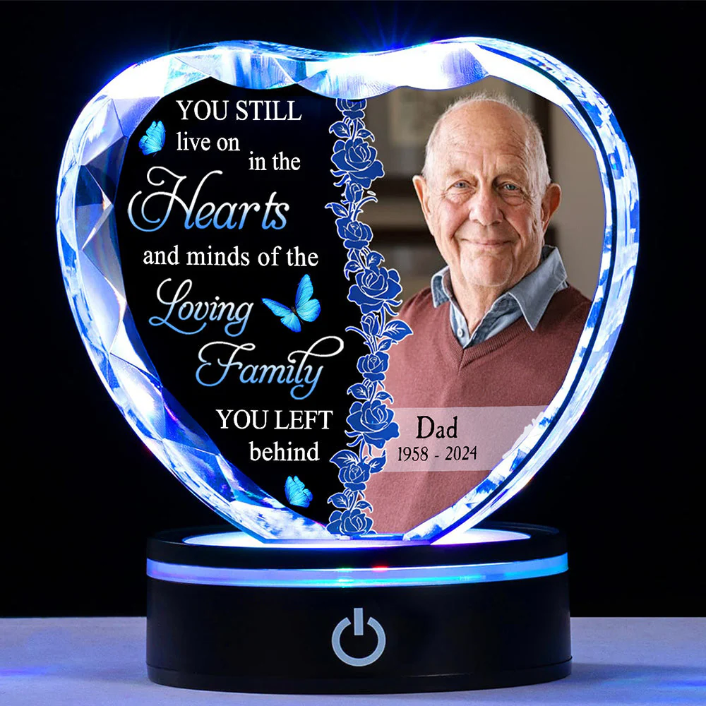 In The Hearts - Personalized Custom Crystal Led Light - Image 2