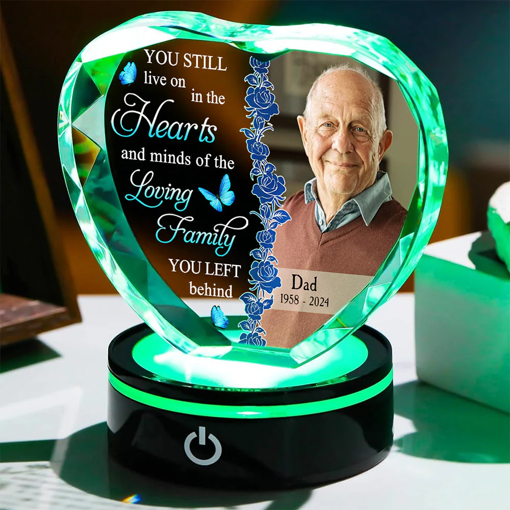 In The Hearts - Personalized Custom Crystal Led Light - Image 4