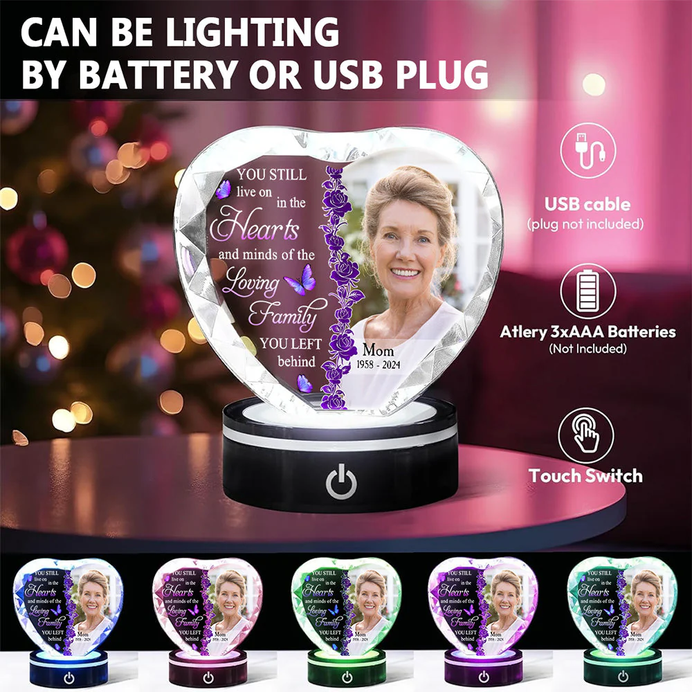 In The Hearts - Personalized Custom Crystal Led Light - Image 7