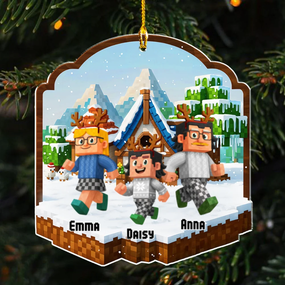 In The Jungle - Personalized Custom Acrylic Ornament - Image 6