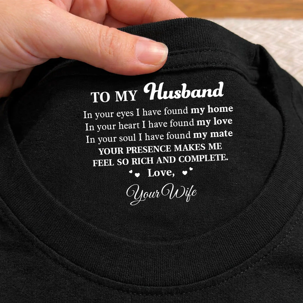 In Your Eyes - Personalized Custom Inside Neck Print T-Shirt - Image 2