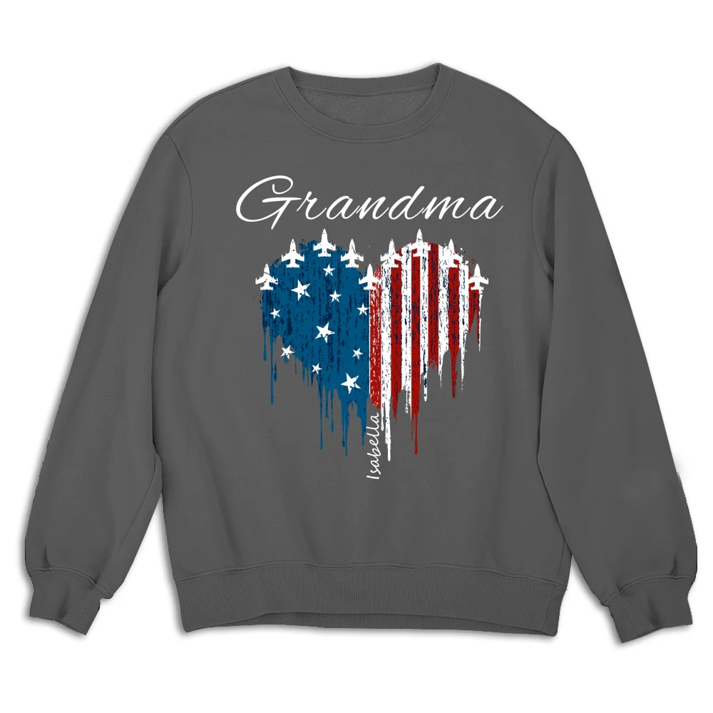 Independence Day Grandma - Personalized Custom Shirt - Image 13