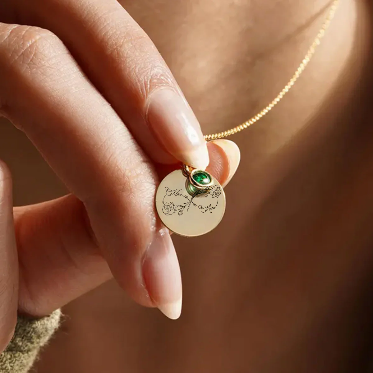 Infinity Love - Personalized Custom Birthstone Necklace - Image 7