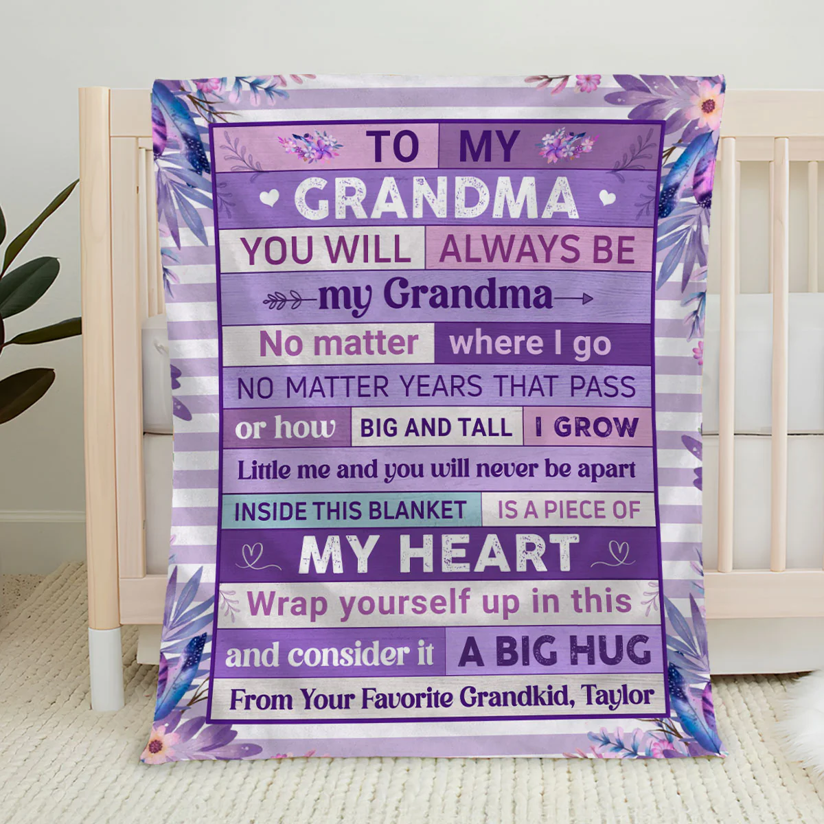 Inside This Blanket - Personalized Custom Fleece Blanket - Image 4