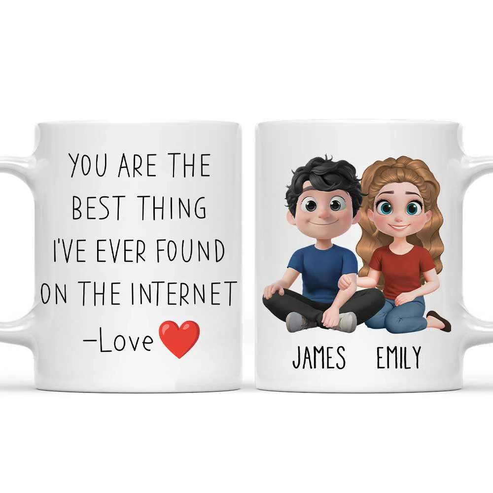 Internet Love - Personalized Custom Coffee Mug