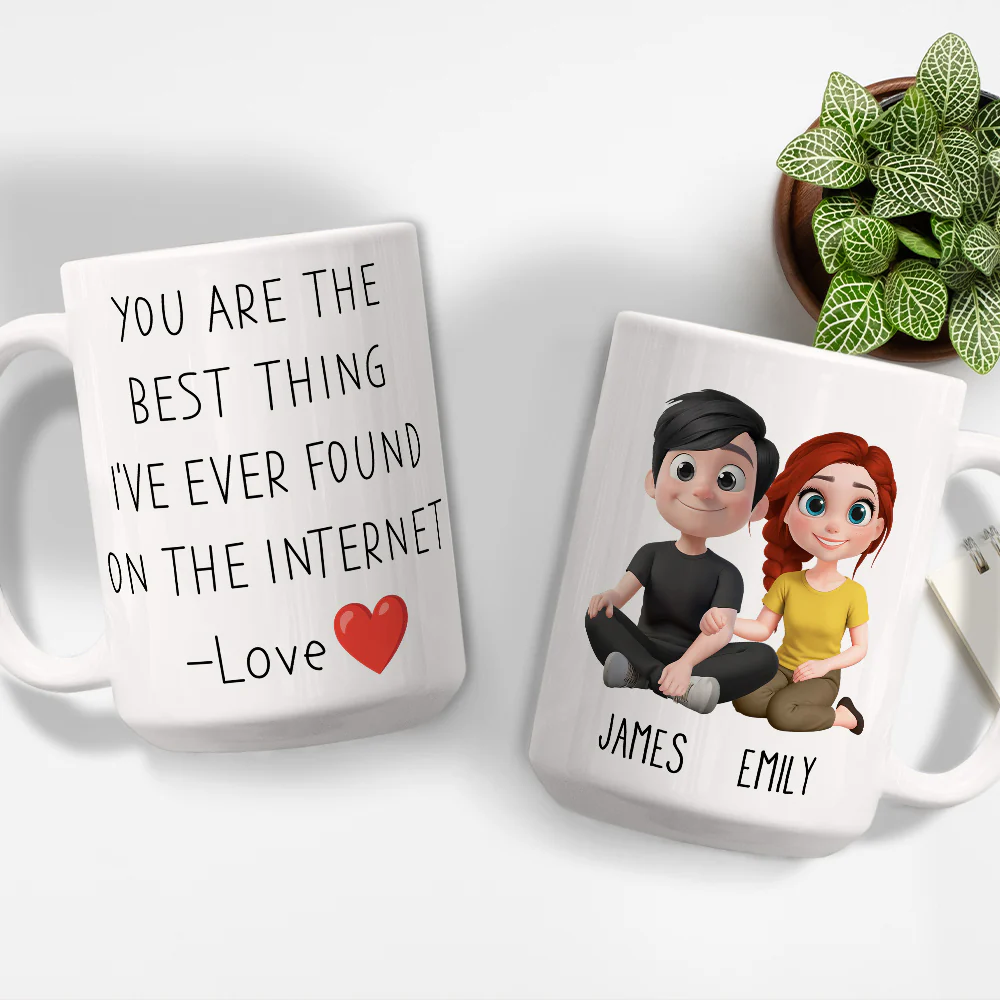 Internet Love - Personalized Custom Coffee Mug - Image 5