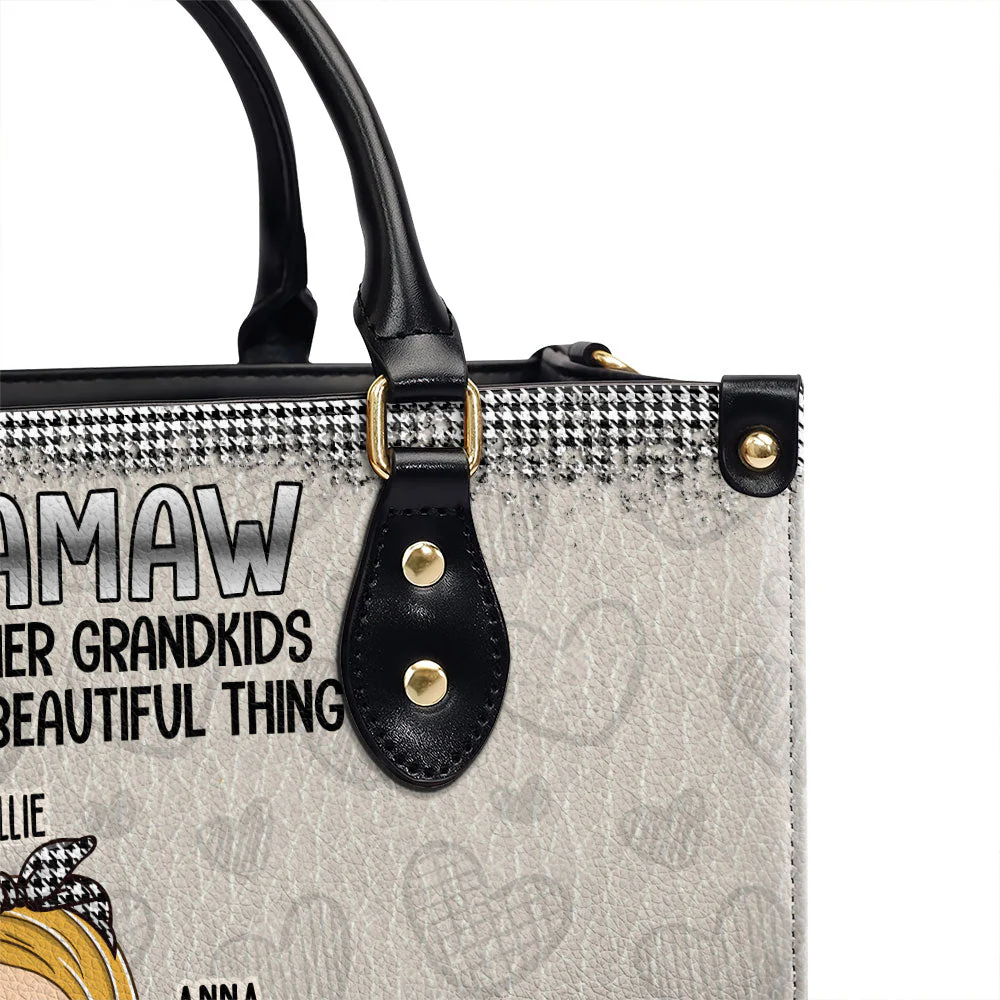 It Is A Beautiful Thing - Personalized Custom Leather Bag - Image 5