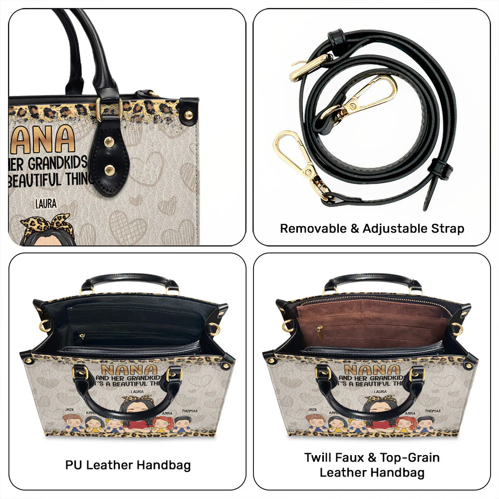 It Is A Beautiful Thing - Personalized Custom Leather Bag - Image 6