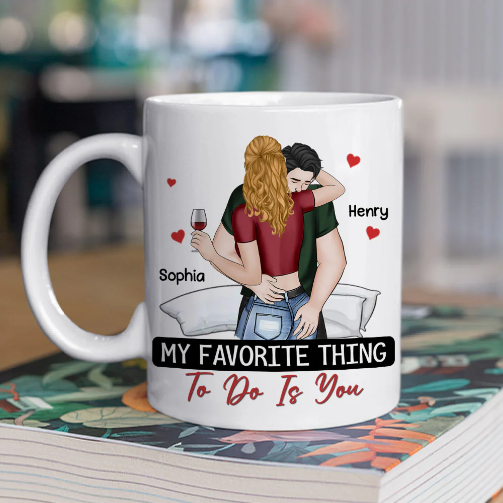 It Started With A Message - Personalized Custom Coffee Mug - Image 2