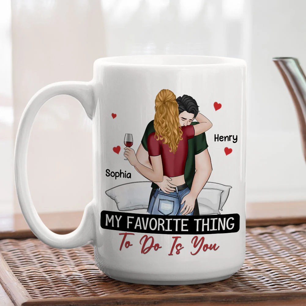 It Started With A Message - Personalized Custom Coffee Mug - Image 5