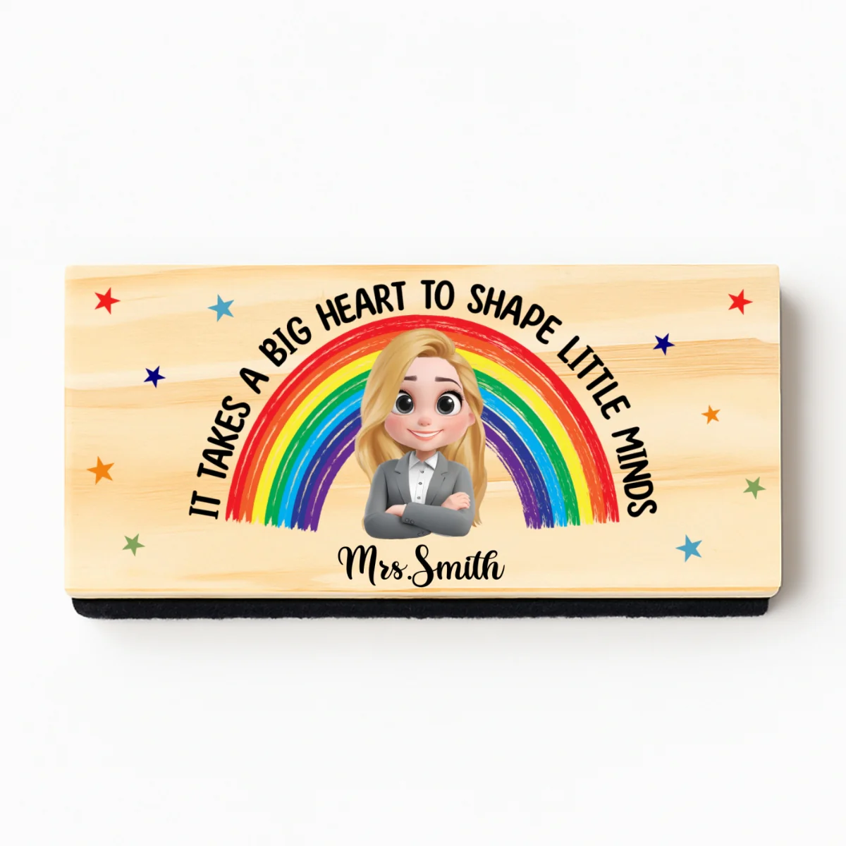 It Takes A Big Heart - Personalized Custom Whiteboard Eraser - Image 7