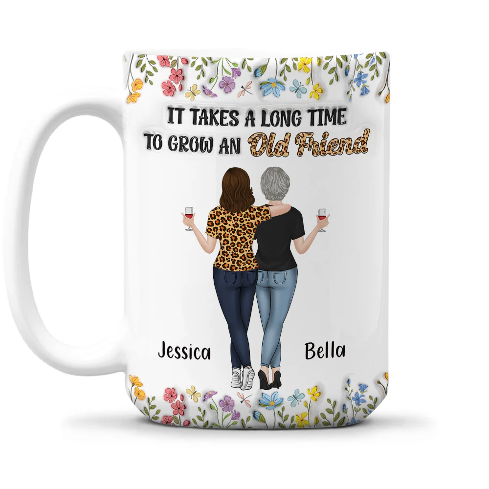 It Takes Us A Long Time - Personalized Custom 3D Inflated Effect Coffee Mug - Image 7