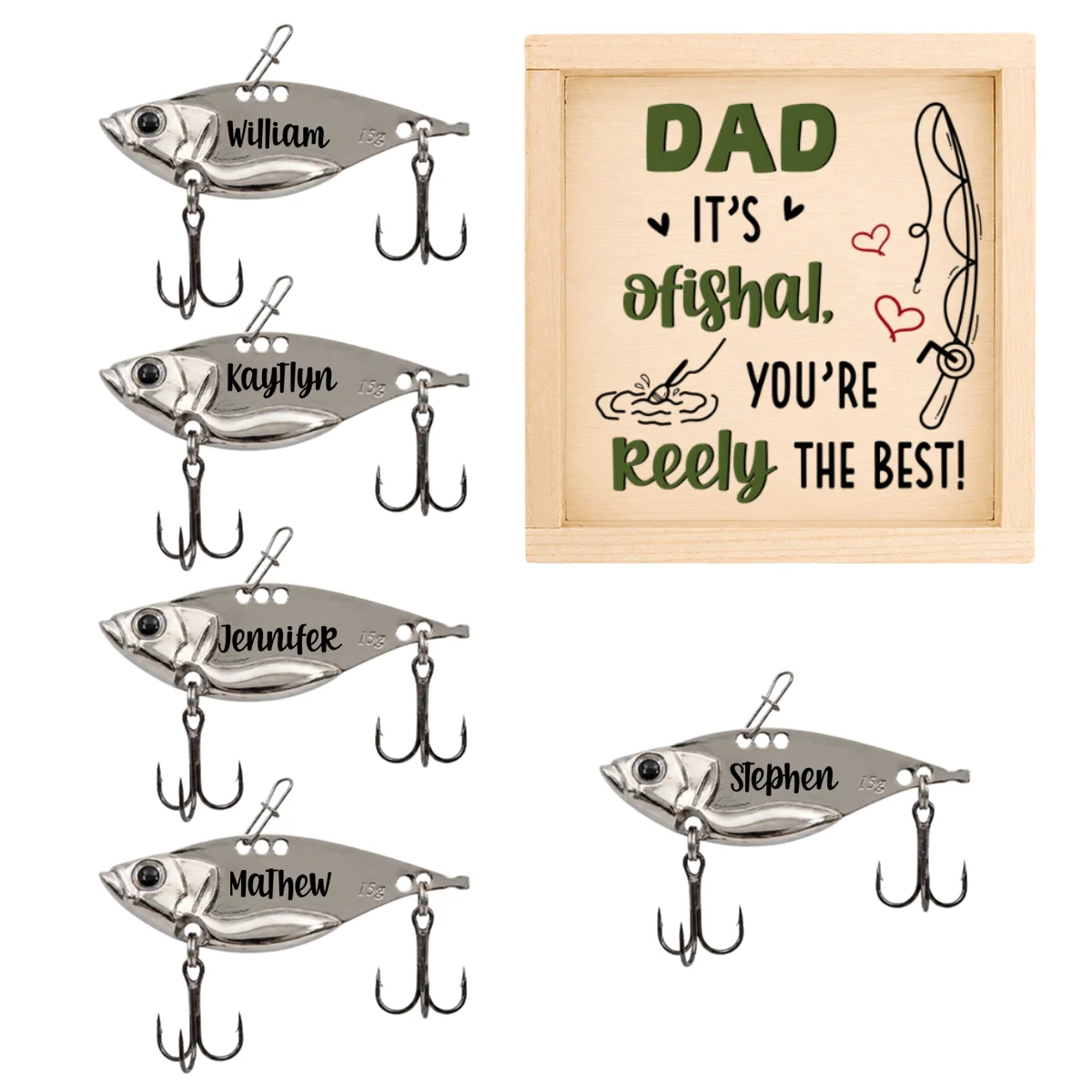 It's Ofishal - Personalized Custom Fishing Lure - Image 8