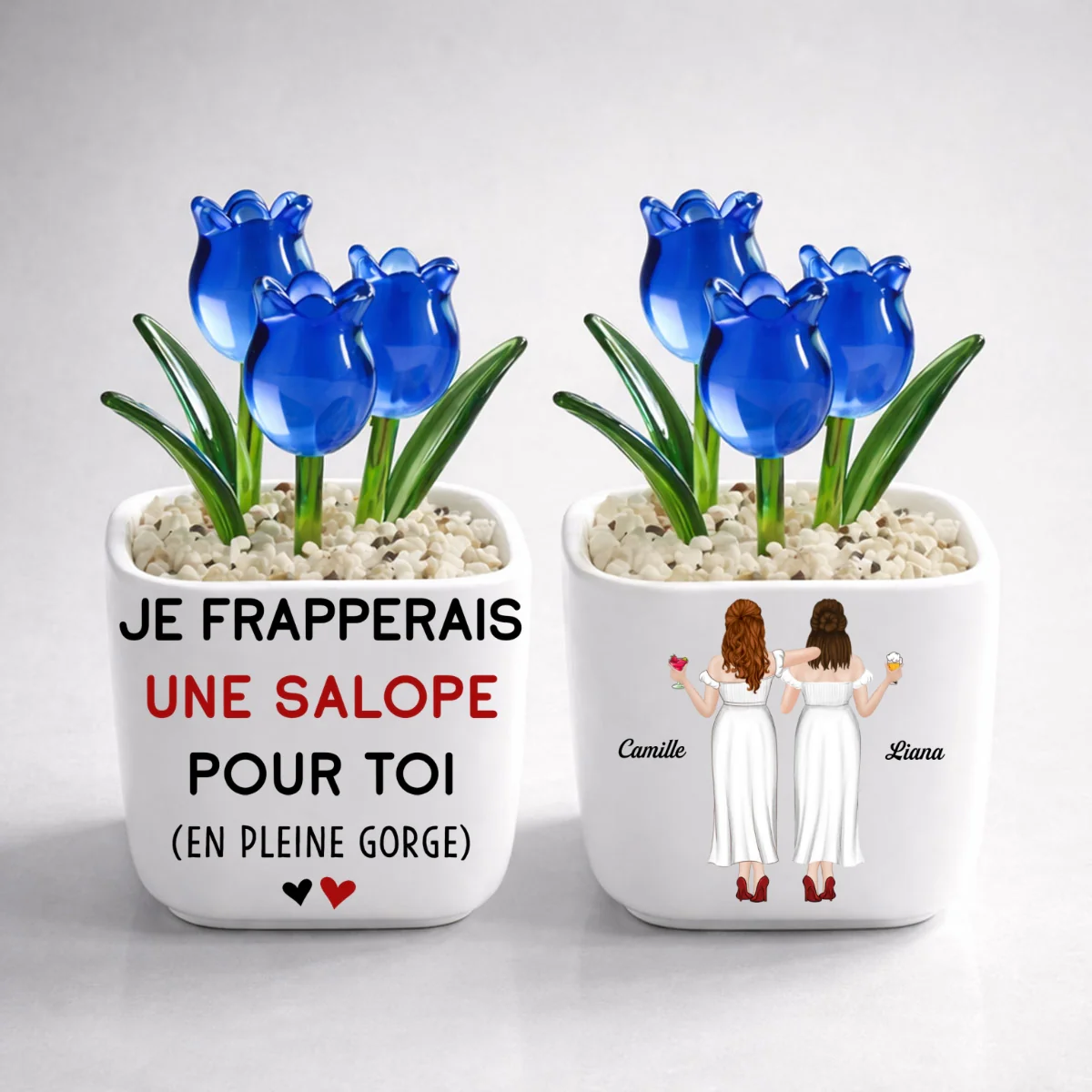 Je Me Batterais Pour Toi – Tulipes Éternelles En Verre Personnalisées - Image 7