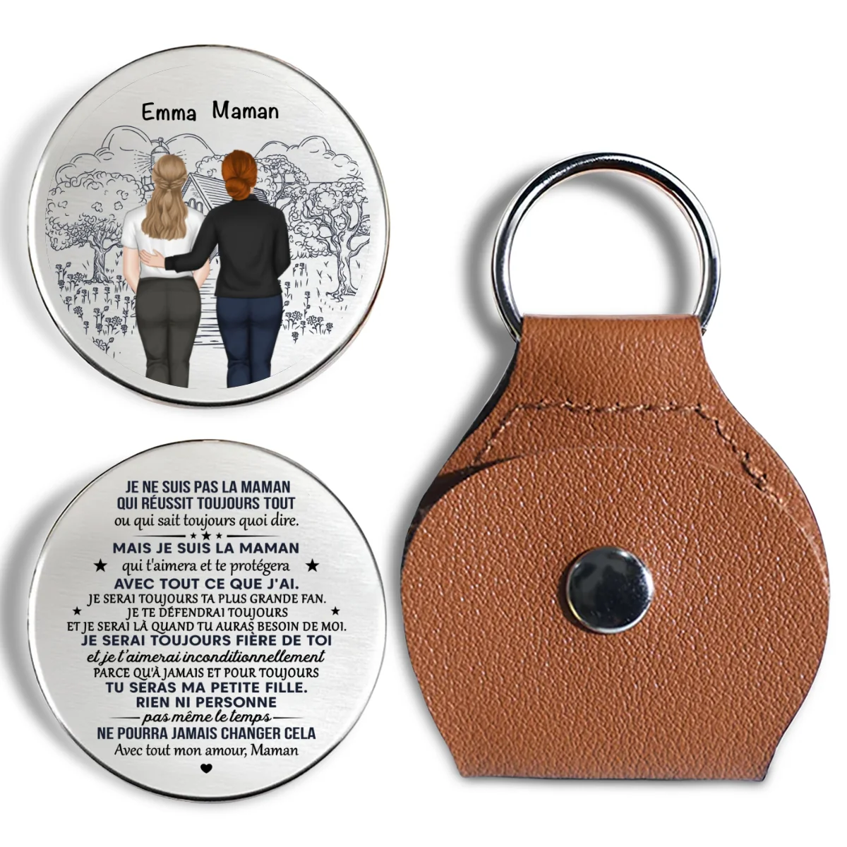 Je serai toujours ta plus grande fan Version Maman - Câlin de poche personnalisé - Image 6
