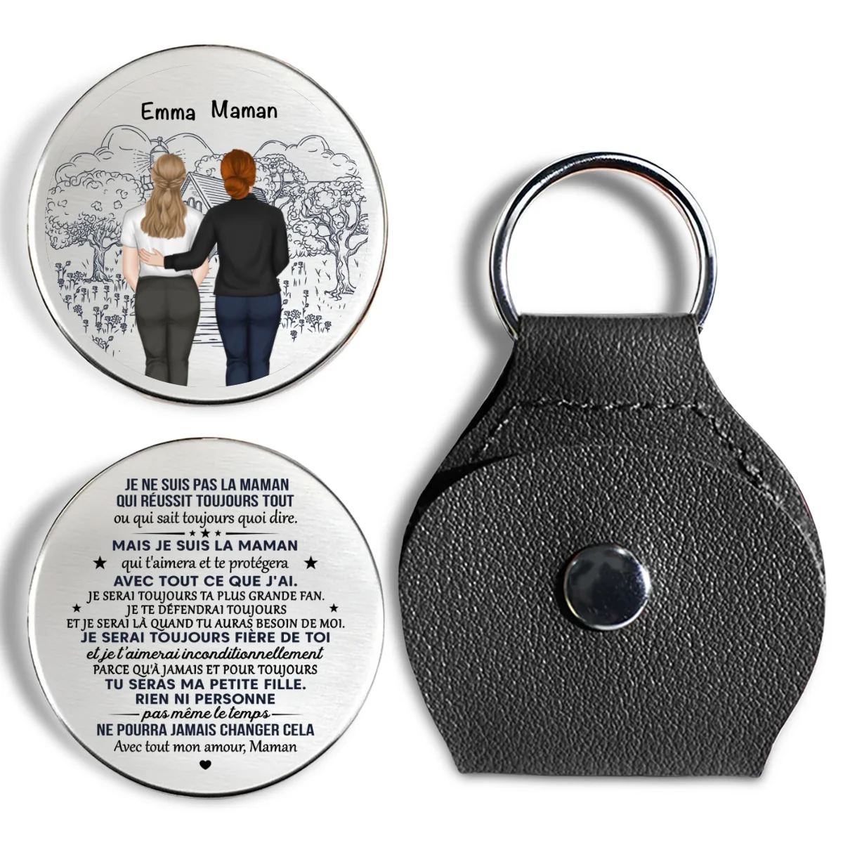 Je serai toujours ta plus grande fan Version Maman - Câlin de poche personnalisé - Image 7
