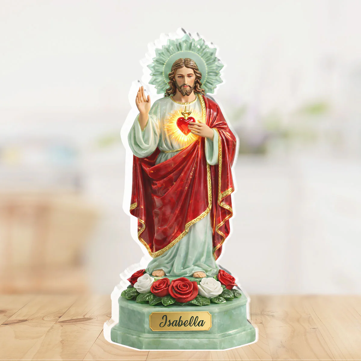 Jesus Is With Me - Personalized Custom Acrylic Plaque - Image 4