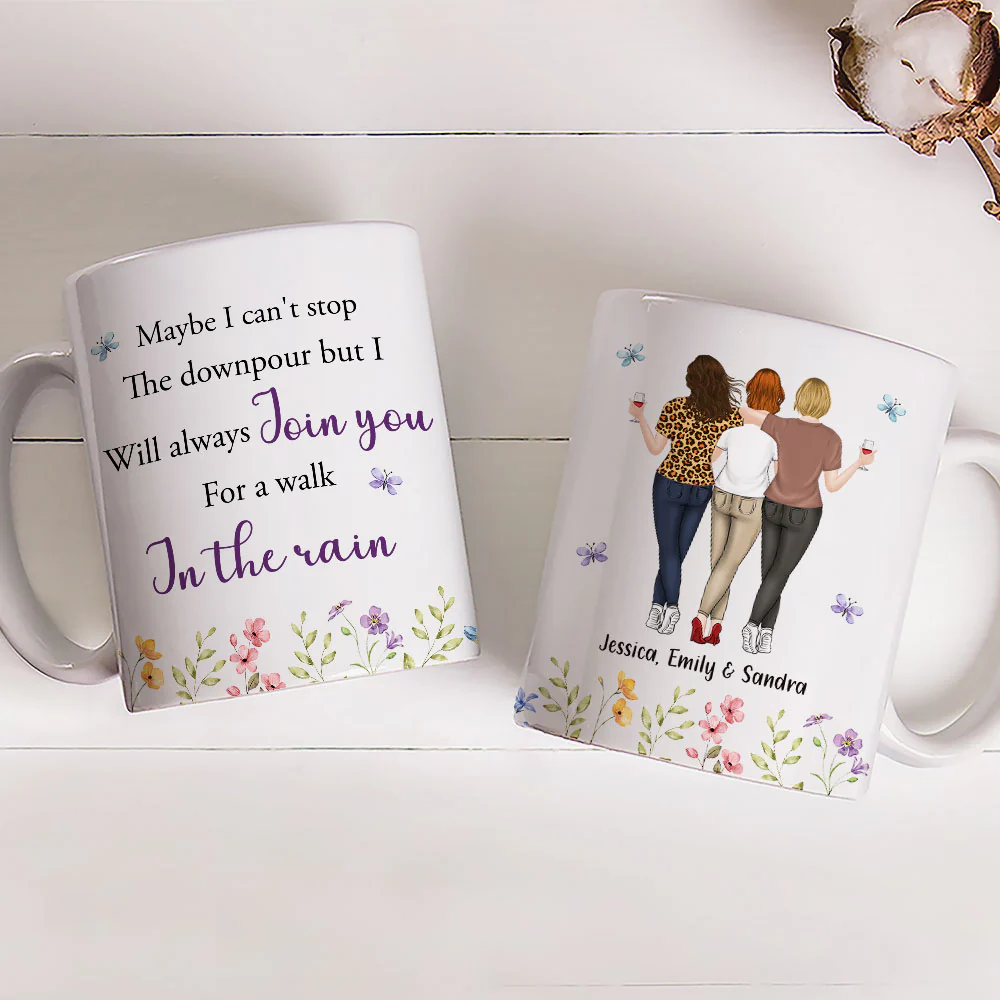 Join You For A Walk - Personalized Custom Coffee Mug - Image 4