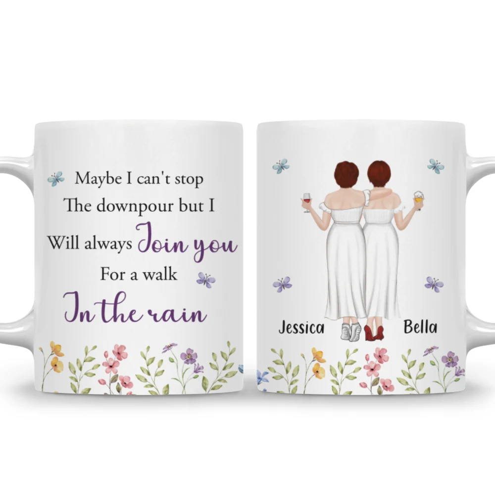Join You For A Walk - Personalized Custom Coffee Mug - Image 5
